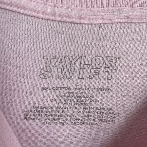 Taylor Swift Pink AWESOME! Long Sleeve T-shirt Concert Merch with Misprint - Picture 2 of 6